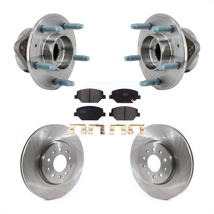 Hub Bearing Assembly Brake Rotor Pad Front Kit For Chevrolet Equinox GMC Terrain