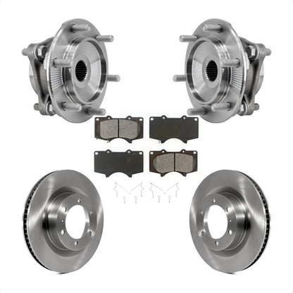 Hub Bearing Brake Rotor & Pad Front Kit For 2010-2023 Toyota 4Runner Lexus GX460
