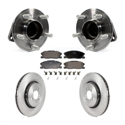 Hub Bearing Assembly Disc Brake Rotors And Pads Front Kit For Dodge Charger