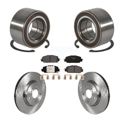 Wheel Bearing Disc Brake Rotors And Ceramic Pads Front Kit For Honda CR-V