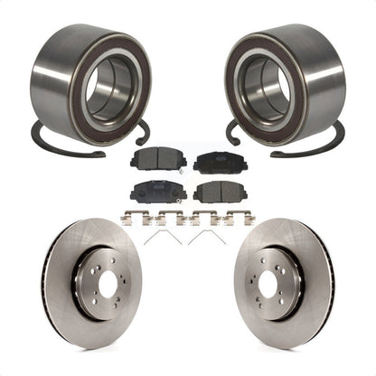 Wheel Bearing Disc Brake Rotor And Ceramic Pad Front Kit For 2013-2018 Acura RDX