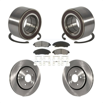 Wheel Bearing Disc Brake Rotors And Pads Front Kit For Honda Pilot Acura MDX