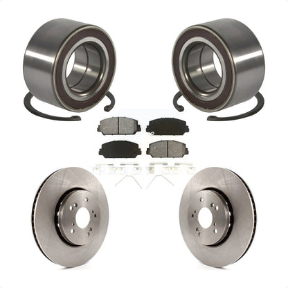 Wheel Bearing Disc Brake Rotors And Pads Front Kit For 2013-2018 Acura RDX