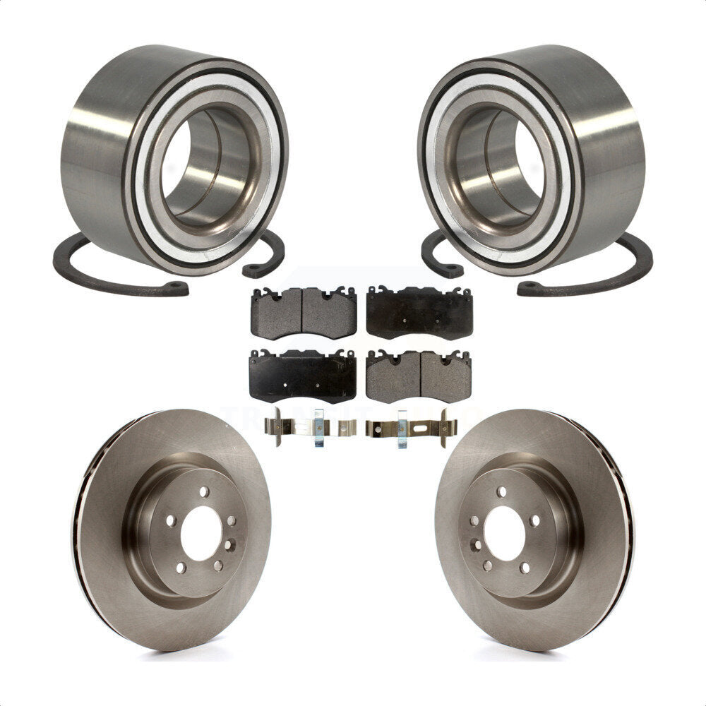 Wheel Bearing Disc Brake Rotor And Pads Front Kit For 2016 Land Rover Range 3.0L