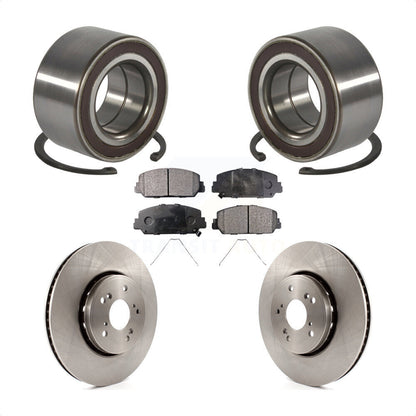 Wheel Bearing Disc Brake Rotors And Pads Front Kit For 2013-2018 Acura RDX