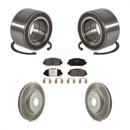 Wheel Bearing Coated Disc Brake Rotors And Ceramic Pads Front Kit For Honda CR-V