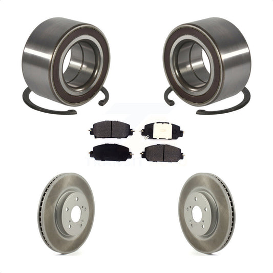 Wheel Bearing Coated Disc Brake Rotors And Pads Front Kit For Honda CR-V