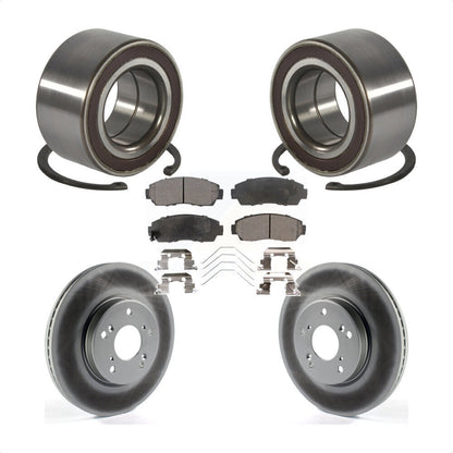 Wheel Bearing Coated Disc Brake Rotors And Pads Front Kit For Honda CR-V
