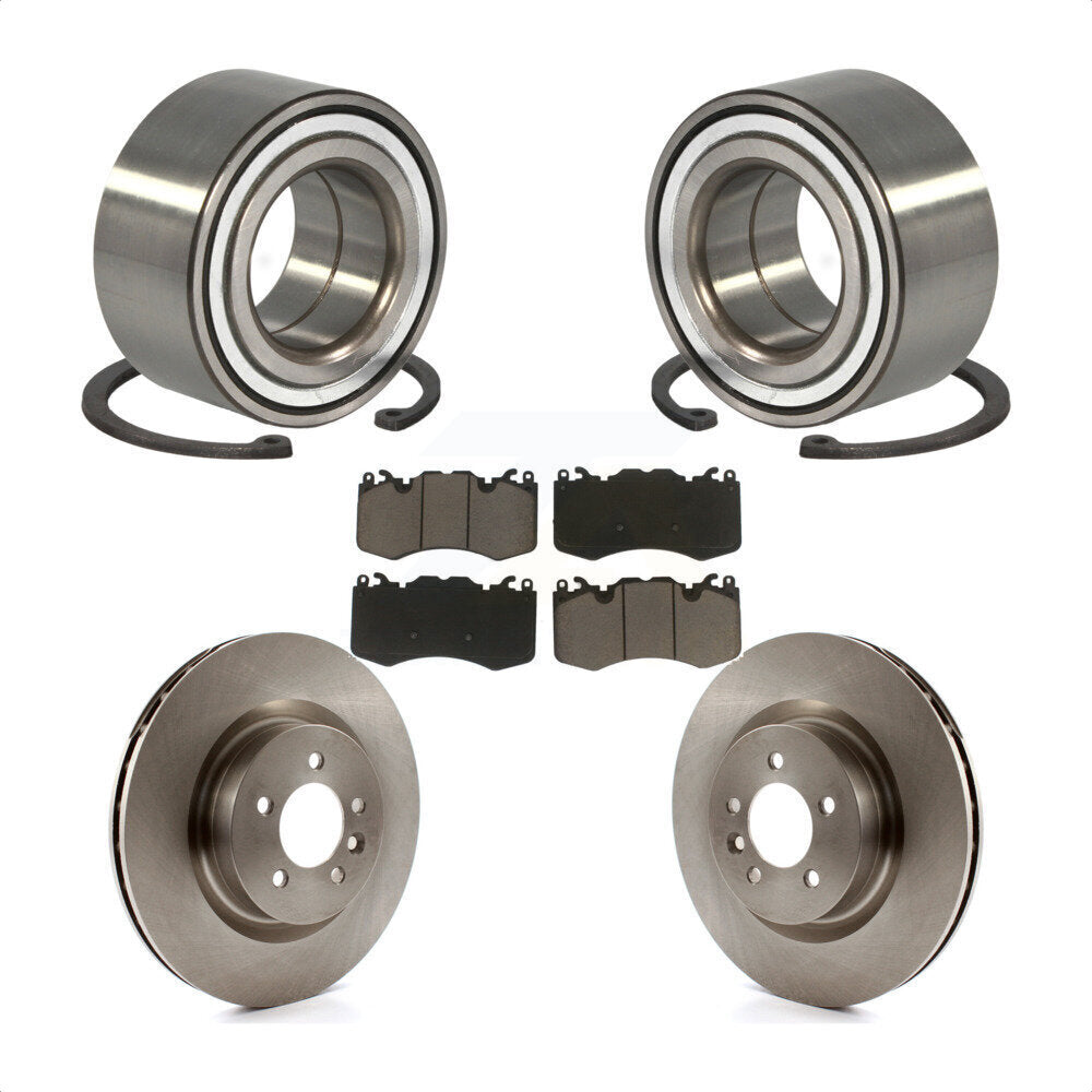 Wheel Bearing Disc Brake Rotor And Pads Front Kit For 2016 Land Rover Range 3.0L