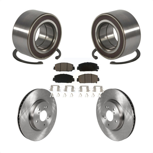 Wheel Bearing Disc Brake Rotors And Ceramic Pads Front Kit For Honda CR-V