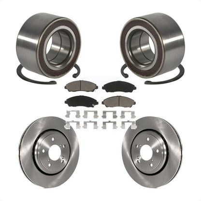 Wheel Bearing Disc Brake Rotors And Pads Front Kit For Honda Pilot Acura MDX