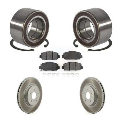 Wheel Bearing Coated Disc Brake Rotors And Pads Front Kit For Honda CR-V