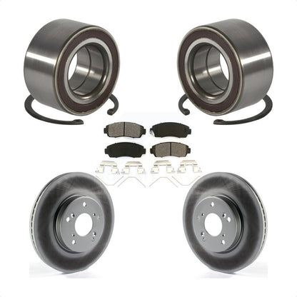 Wheel Bearing Coated Disc Brake Rotors And Pads Front Kit For Honda CR-V