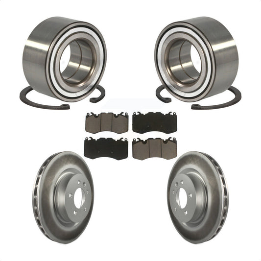 Wheel Bearing Coated Brake Rotor & Pads Front Kit For 2016 Land Rover Range 3.0L