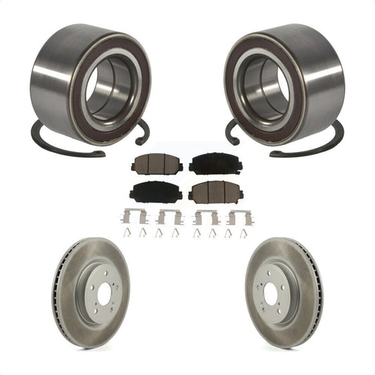 Wheel Bearing Coated Disc Brake Rotors And Ceramic Pads Front Kit For Honda CR-V