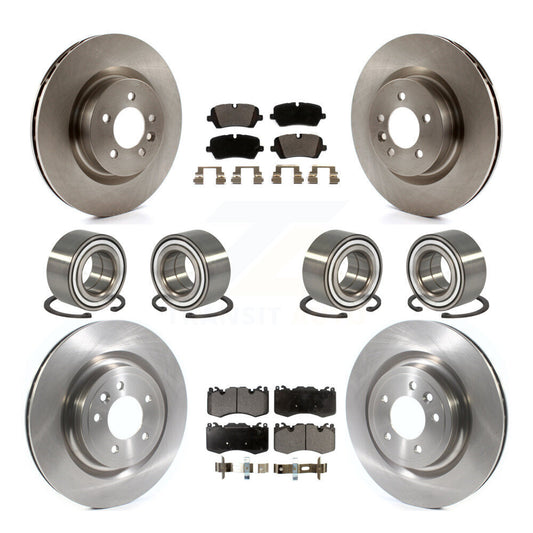 Bearing Brake Rotor And Pad Front Rear Kit (10Pc) For 2016 Land Rover Range 3.0L