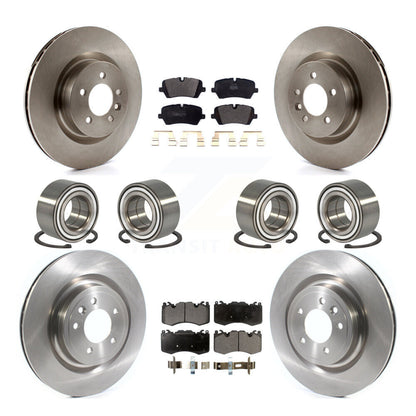 Bearing Brake Rotor And Pad Front Rear Kit (10Pc) For 2016 Land Rover Range 3.0L