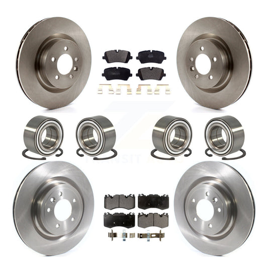 Bearing Brake Rotor And Pad Front Rear Kit (10Pc) For 2016 Land Rover Range 3.0L