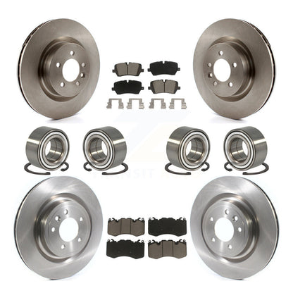 Bearing Brake Rotor And Pad Front Rear Kit (10Pc) For 2016 Land Rover Range 3.0L