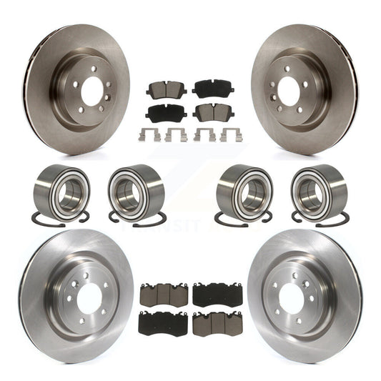 Bearing Brake Rotor And Pad Front Rear Kit (10Pc) For 2016 Land Rover Range 3.0L