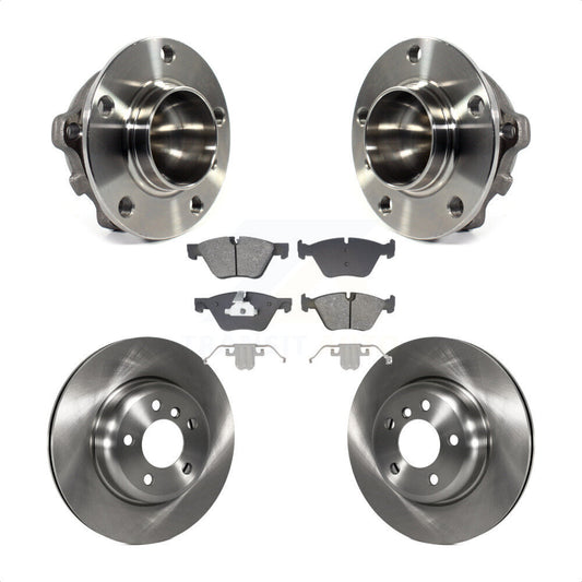 Hub Bearing Assembly Disc Brake Rotors And Pads Front Kit For BMW 528i