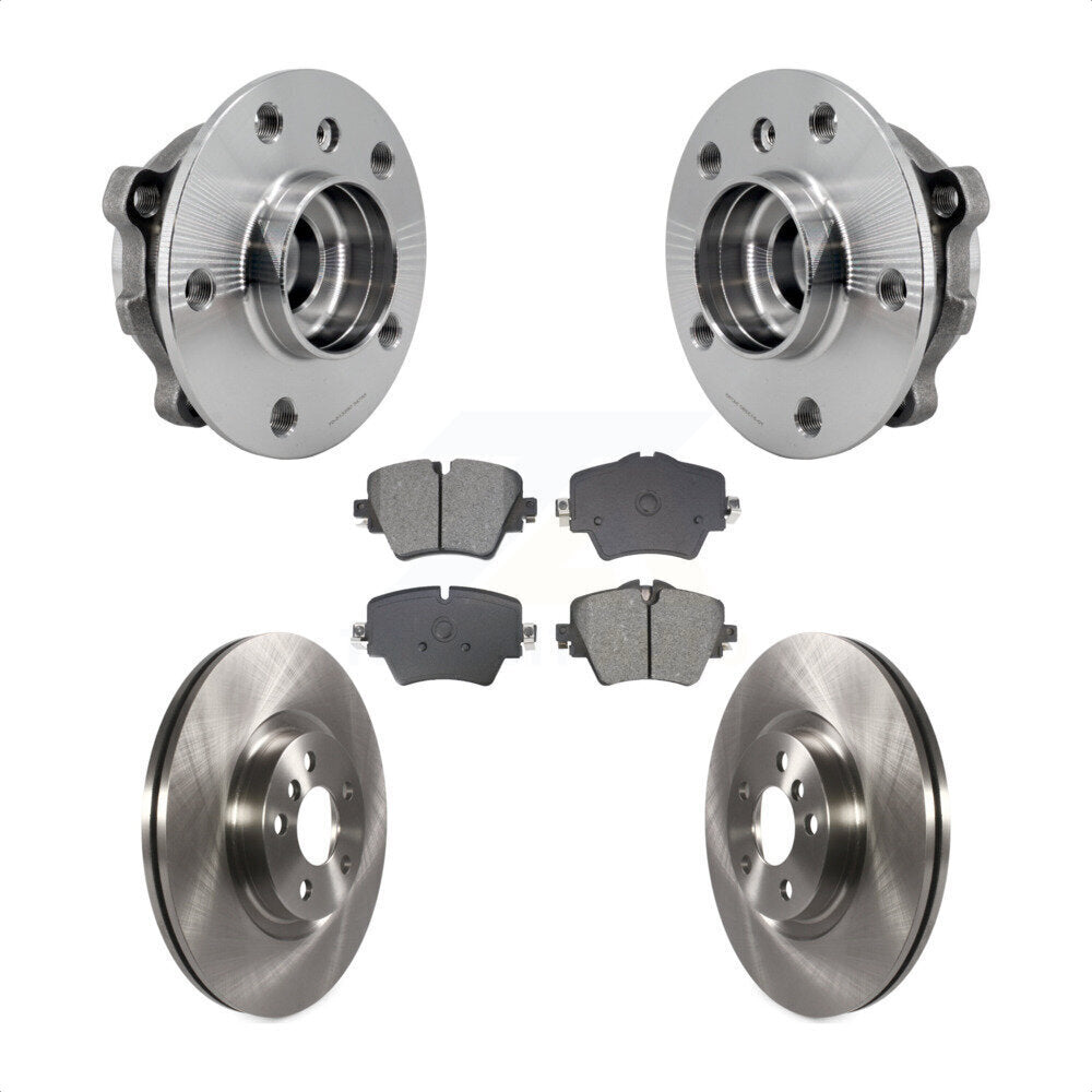 Hub Bearing Brake Rotor Pads Front Kit For BMW X1 Mini Cooper Countryman X2 228i
