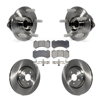 Hub Bearing Disc Brake Rotor Pad Front Kit For Jeep Grand Cherokee Dodge Durango