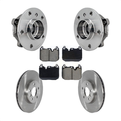 Hub Bearing Brake Rotor Pad Front Kit For Mini Cooper Clubman With Sport Package