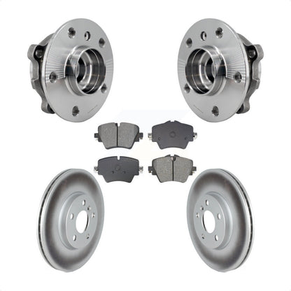 Hub Bearing Coated Brake Rotor Pads Front Kit For Mini Cooper Countryman Clubman