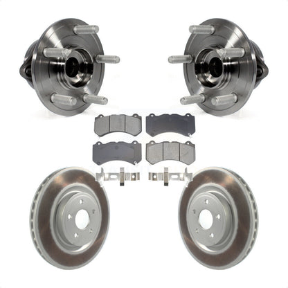 Hub Bearing Coat Brake Rotor Pad Front Kit For Jeep Grand Cherokee Dodge Durango