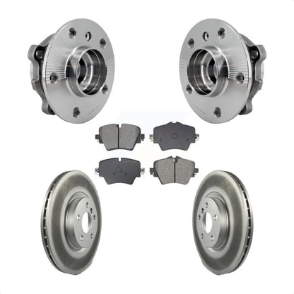 Hub Bearing Coat Brake Rotor Pads Front Kit For BMW X1 Mini Cooper Countryman X2