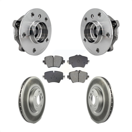 Hub Bearing Coat Brake Rotor Pads Front Kit For BMW X1 Mini Cooper Countryman X2