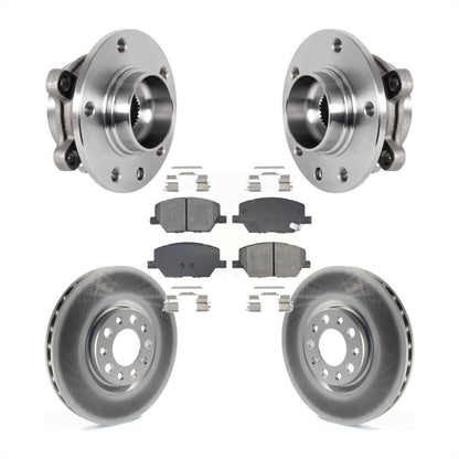 Hub Bearing Coated Brake Rotor Pad Front Kit For Jeep Compass Renegade Fiat 500X