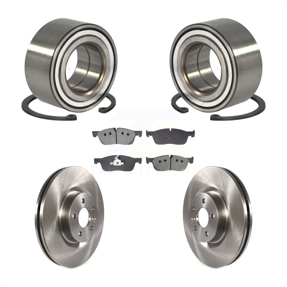 Wheel Bearing Brake Rotor And Pad Front Kit For Land Rover Discovery Sport Range