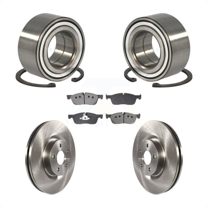 Wheel Bearing Brake Rotor And Pad Front Kit For Land Rover Discovery Sport Range