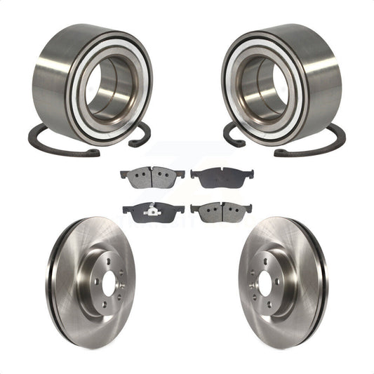 Wheel Bearing Brake Rotor And Pad Front Kit For Land Rover Discovery Sport Range