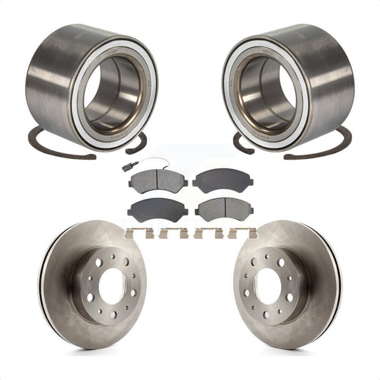 Wheel Bearing Disc Brake Rotor & Pads Front Kit For Ram ProMaster 2500 3500 1500