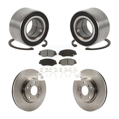 Wheel Bearing Disc Brake Rotors And Pads Front Kit For Honda Civic Acura ILX
