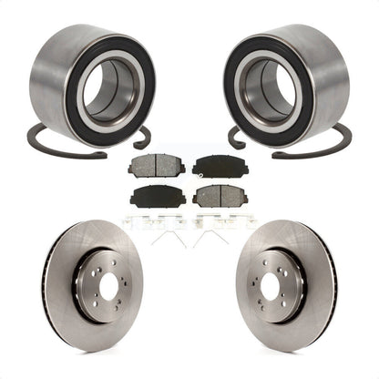 Wheel Bearing Disc Brake Rotors And Pads Front Kit For 2016 Acura ILX