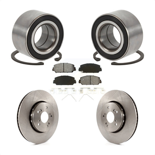 Wheel Bearing Disc Brake Rotors And Pads Front Kit For 2016 Acura ILX
