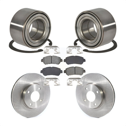 Wheel Bearing Disc Brake Rotors And Pads Front Kit For Nissan Kicks Versa