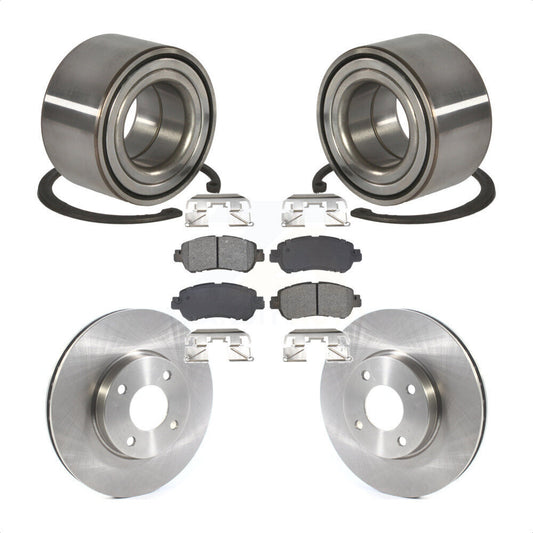 Wheel Bearing Disc Brake Rotors And Pads Front Kit For Nissan Kicks Versa