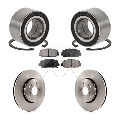 Wheel Bearing Disc Brake Rotors And Pads Front Kit For 2016 Acura ILX