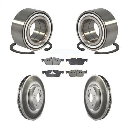 Wheel Bearing Coated Brake Rotor & Pads Front Kit For Land Rover Discovery Sport