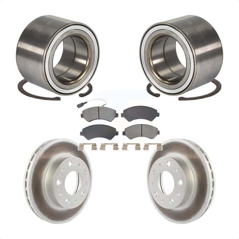 Wheel Bearing Coated Brake Rotor Pads Front Kit For Ram ProMaster 2500 3500 1500