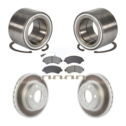 Wheel Bearing Coated Brake Rotor Pads Front Kit For Ram ProMaster 2500 3500 1500