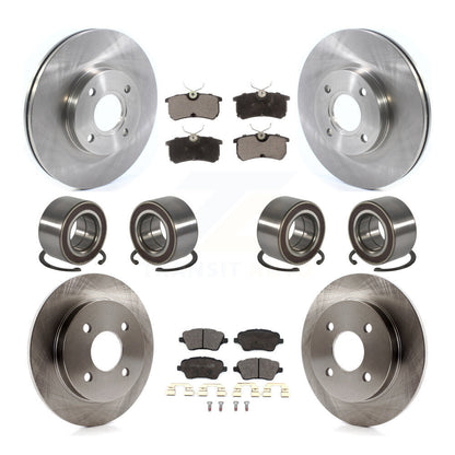 Bearing Disc Brake Rotor Pads Front Rear Kit (10Pc) For 2014-2019 Ford Fiesta ST
