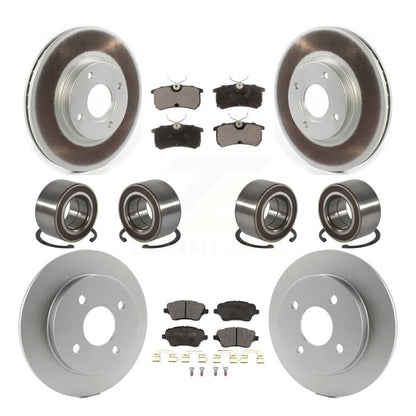 Bearing Coat Brake Rotor Pads Front Rear Kit (10Pc) For 2014-2019 Ford Fiesta ST