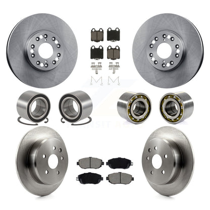 Bearing Disc Brake Rotor And Pad Front Rear Kit (10Pc) For 2001-2005 Lexus IS300