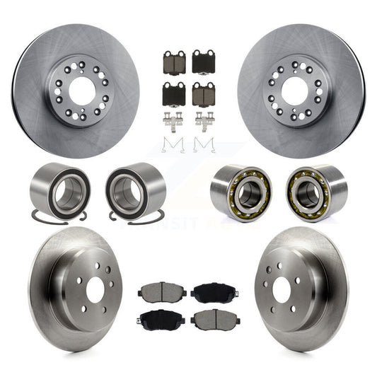 Bearing Disc Brake Rotor And Pad Front Rear Kit (10Pc) For 2001-2005 Lexus IS300